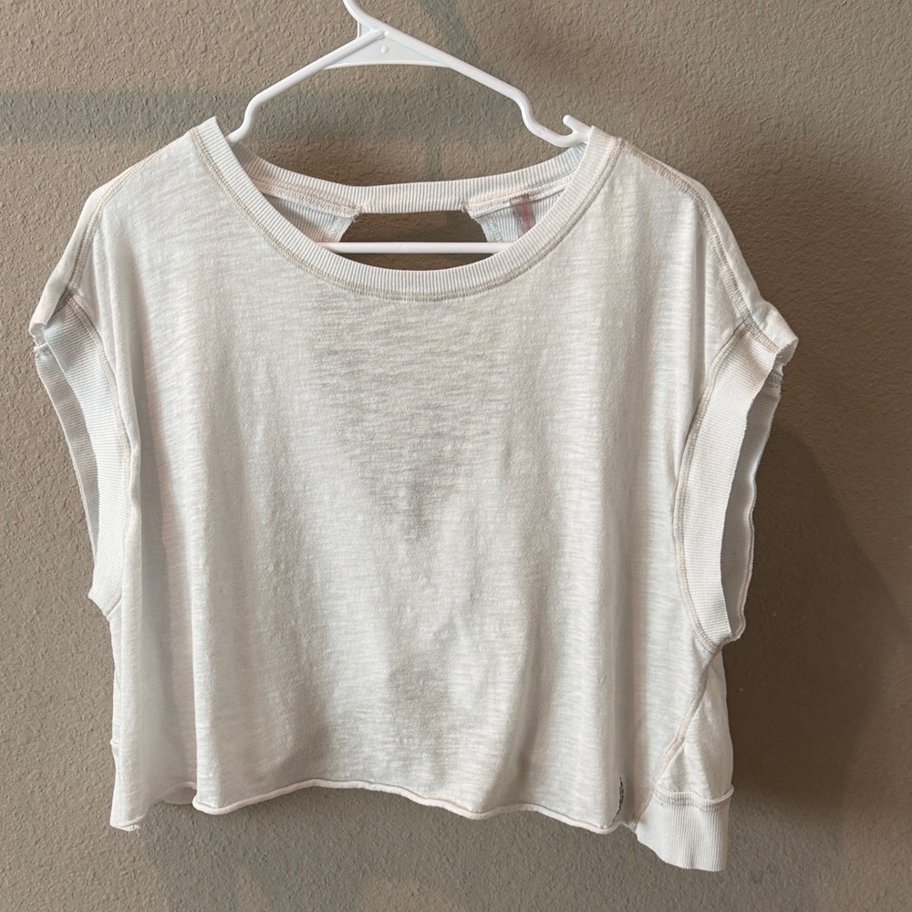 FP Movement by Free People White Crop Top